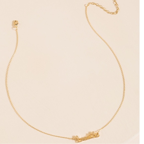 NWT Francesca’s Collection “Girl, Calm the F Down” Pendant Necklace - Picture 2 of 4